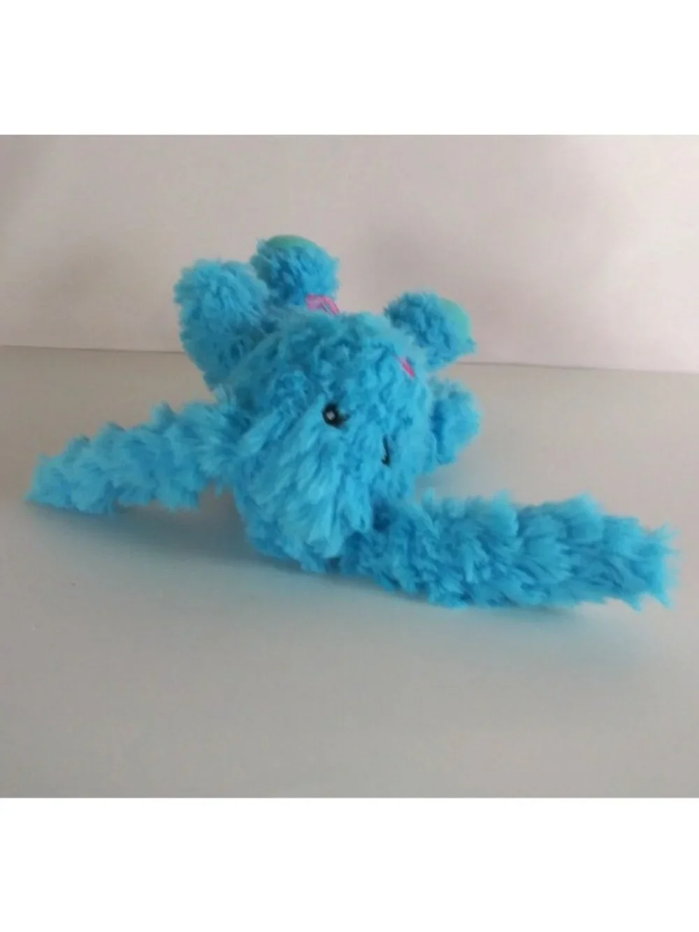Greenbriar Easter Blue Bunny Wearing Pink Bow Soft 7